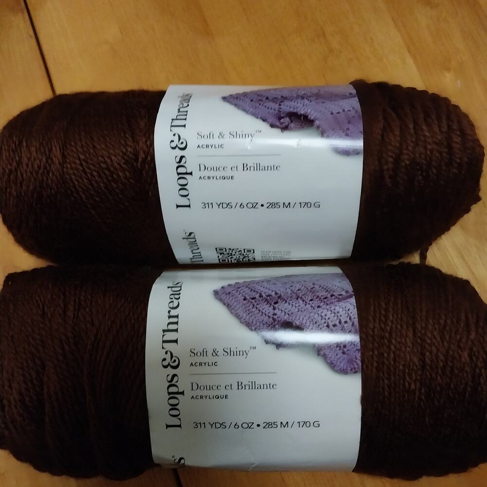 New Loops & Threads Yarn "Soft & Shiny"